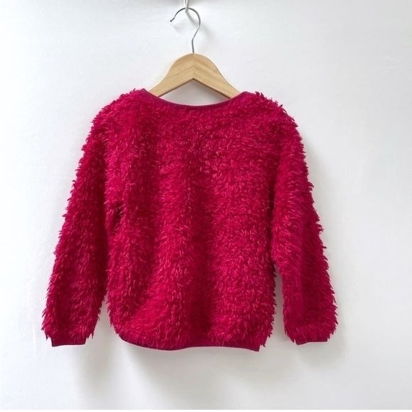 Lili Gaufrette Fuchsia Pink Faux Fur Sweater Toddler Girls 3 Yrs Cozy Fuzzy Top - Picture 2 of 7